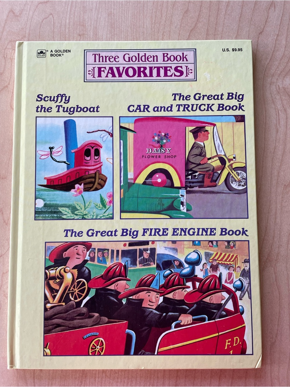Vintage Three Golden Book Favorites - Children's Hardcover Book